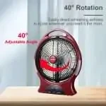 STARGOLD Rechargeable Fan 12" SG-4066 Portable Battery Operated Cooling Fan