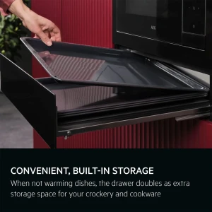 AEG 6000 Built In Warming Drawer Black OD8K11B 6 Place Settings