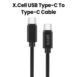 Xcell 30W USB C to C Cable 1M Black – XL-CB-30W-CC-1M-BLK
