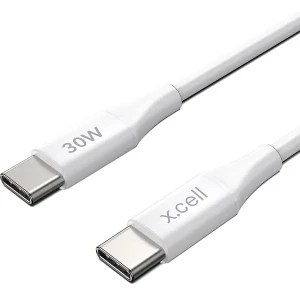 Xcell 30W USB C to C Cable 1M White – XL-CB-30W-CC-1M-WHI