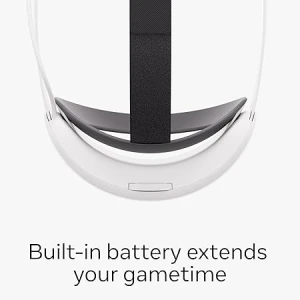 Meta Quest 3 Elite Strap with Battery White – Extended Play Comfort