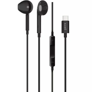 X.Cell Stereo Headset Wired with Type-C Connector HS-211CS-BLK