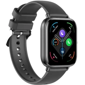 Xcell Smartwatch Black Frame with Black Silicon Strap XL-WCH-APOLLO-W5-BLK