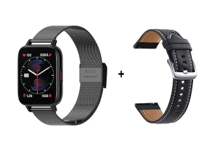 XL Watch G3 Talk Black Frame Steel Strap XL-WATCH-G3TALK-BLKFSteelStrap