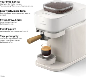Philips Baristina Espresso Machine White BAR302/20