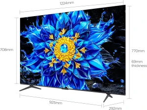 TCL 55 Inch QLED Mini LED Google TV 144Hz 55P8L