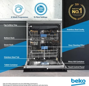 BEKO Dishwasher BDEN38523XQ