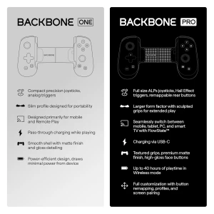 BACKBONE One Mobile Gaming Controller for iPhone Lightning PlayStation Edition