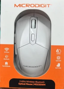 Microdigit MD235WM 2.4GHz Wireless and Bluetooth Optical Mouse