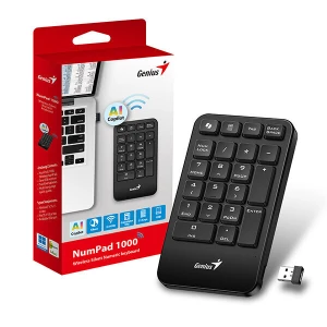 Genius NumPad 1000 Wireless Numeric Keypad Black