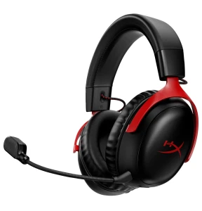 HyperX Cloud III Wireless Gaming Over Ear Headset PC PS5 PS4 Switch Black Red