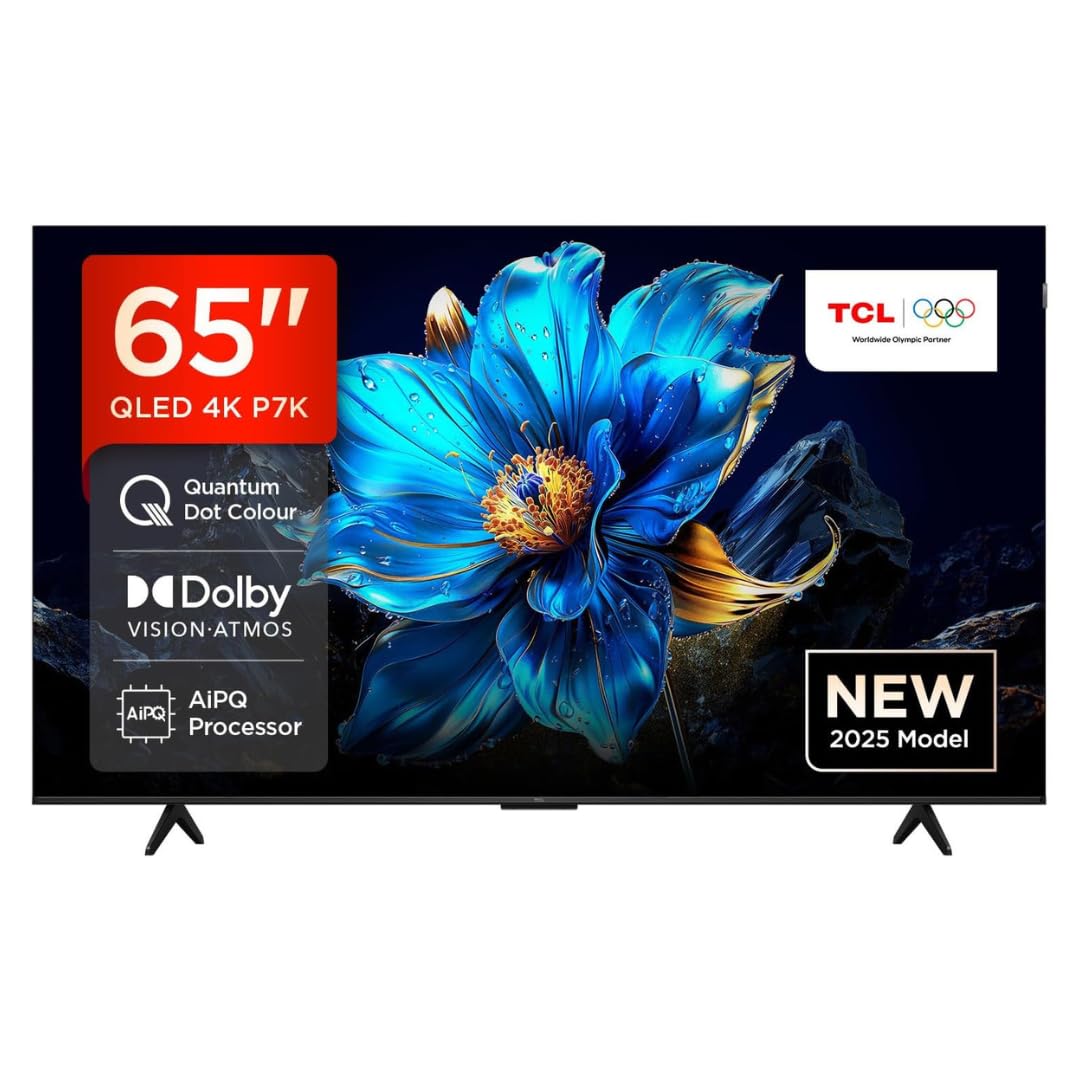 TCL 65" QLED 4K Smart TV | Quantum Crystal | AiPQ Processor | 100% Color Volume