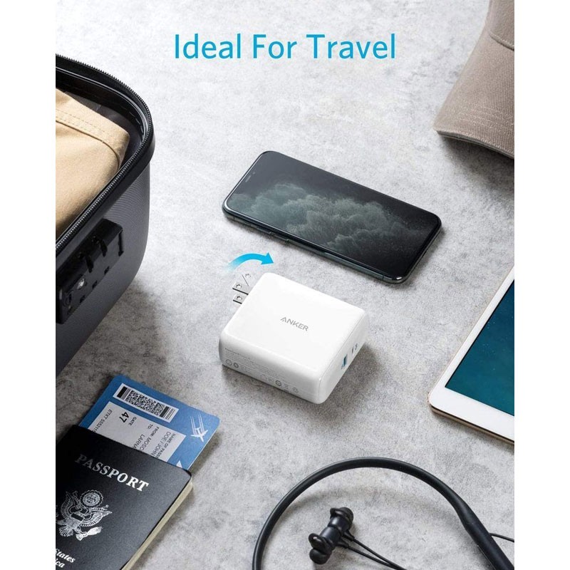 Anker PowerCore III Fusion 5000mAh Wall Charger – White