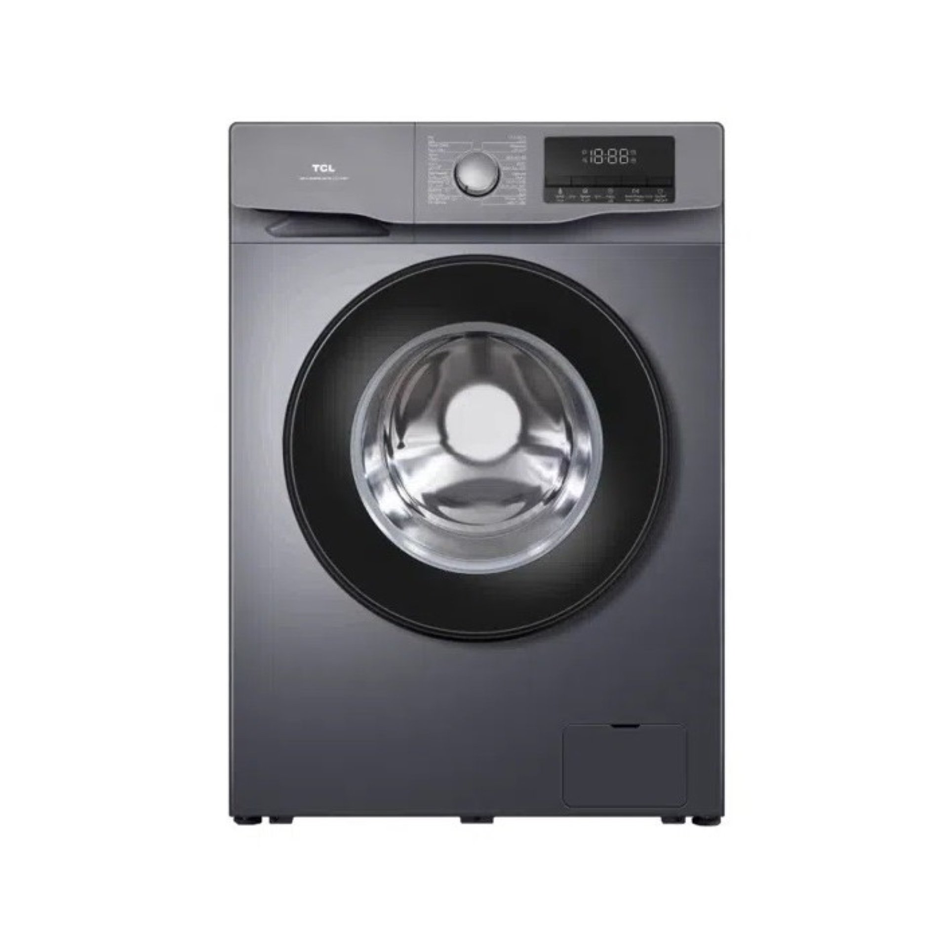 TCL 7KG Front Load Washing Machine – Metal Grey | P607FLG