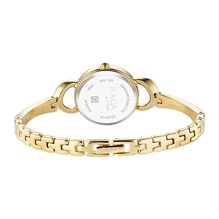 Titan Raga Champagne Dial Watch for Women 2724YM01