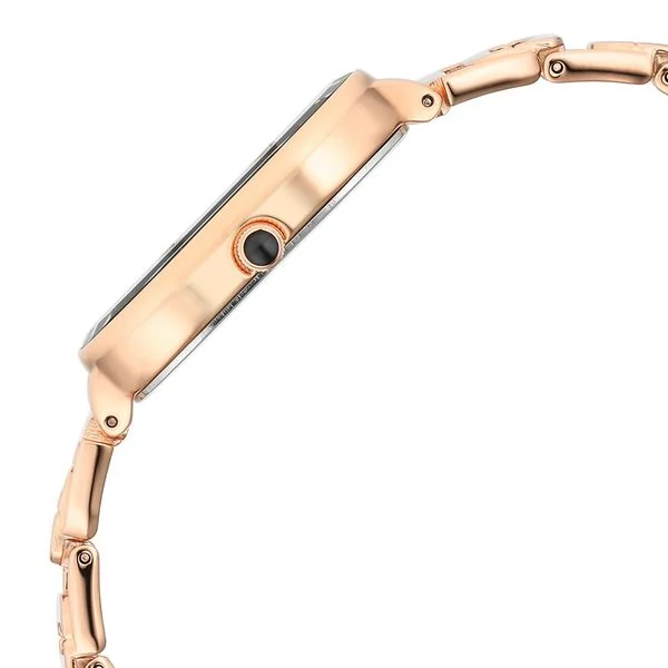 Titan Raga Chic Quartz Analog Black Dial Rose Gold Metal Strap Watch for Women 2687WM01