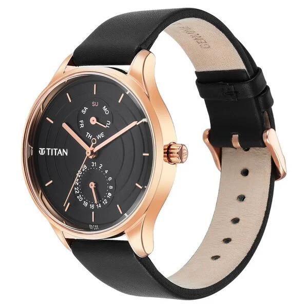 Titan Black Dial Multifunction Watch for Women 2670WL07