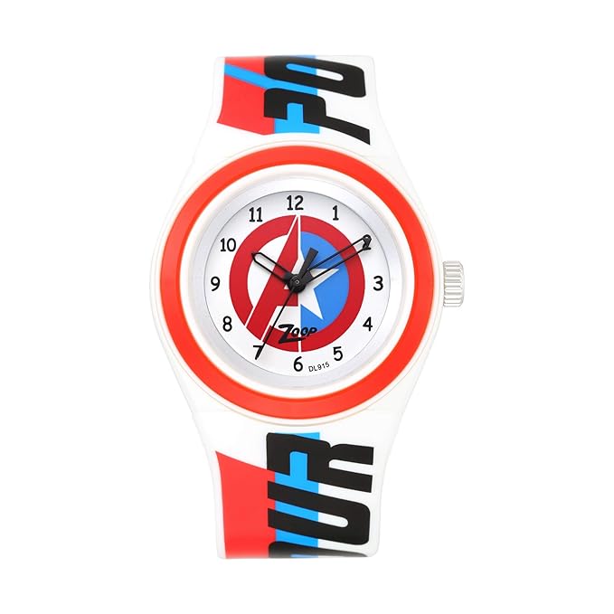 Zoop by Titan Captain America Analog Watch for Kids C4048PP45