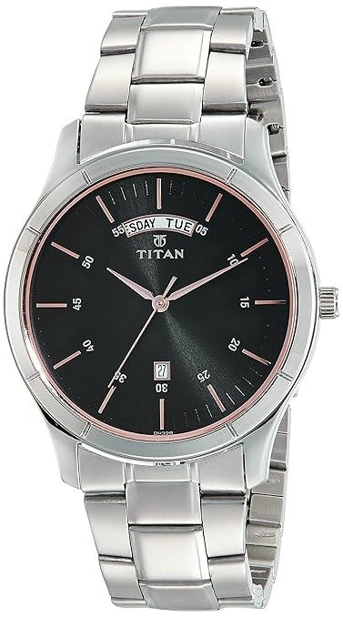 Titan Neo Black Dial Analog Watch for Men 1767SM02