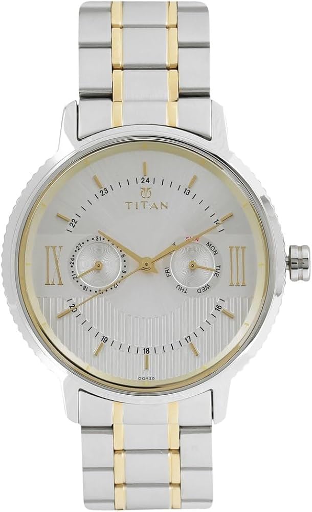 Titan Regalia Baron Silver Dial Analog Watch for Men 1743BM01