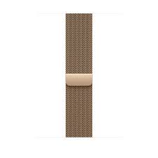 Apple Watch 46mm Gold Milanese Loop M/L - Premium Stainless Steel Strap | MXMR3ZM/A
