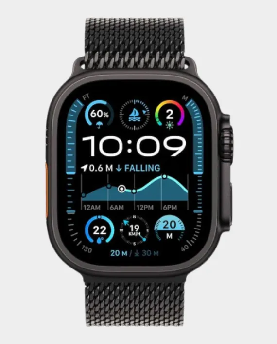 Apple Watch Ultra 2 49mm Black Titanium Black Trail Loop (L) (MX5V3QA/A)