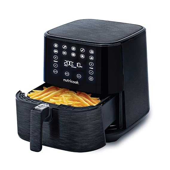 NutriCook NC-AF205K Rapid Air Fryer 5.5 L | 1700W Digital Fryer | Qatar