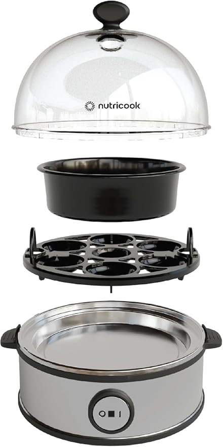 NutriCook NC-EC360 Egg Cooker | 360° Multi-Egg Electric Cooker