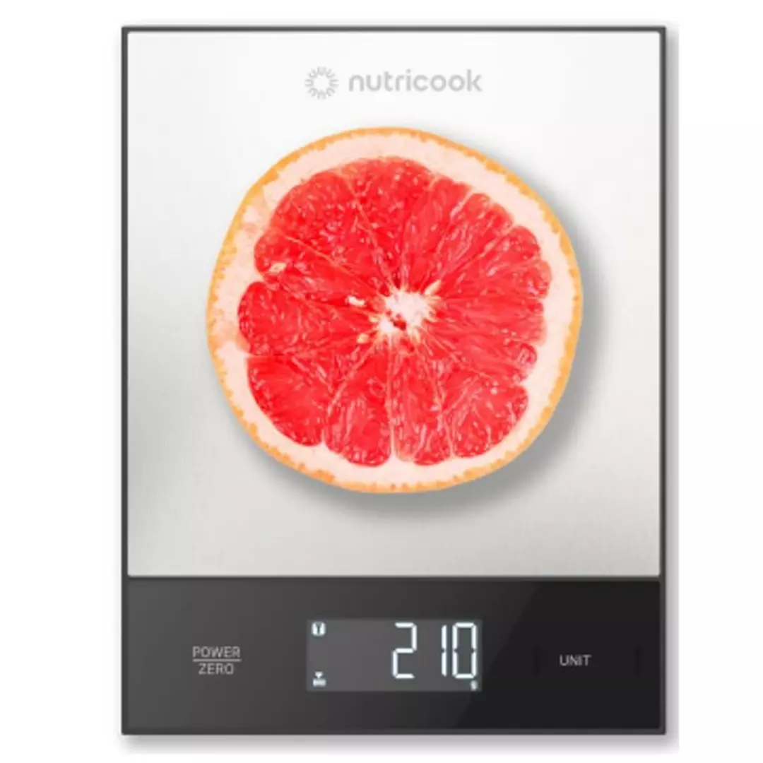 NutriCook NC-KS205S-ME Stainless Steel Kitchen Scale | Precision Digital Scale
