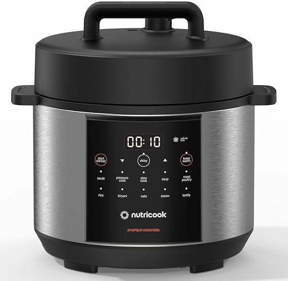 NutriCook NC-SP150 Smart Pot Essentials 4 L | 900W Stainless Steel Multi Cooker