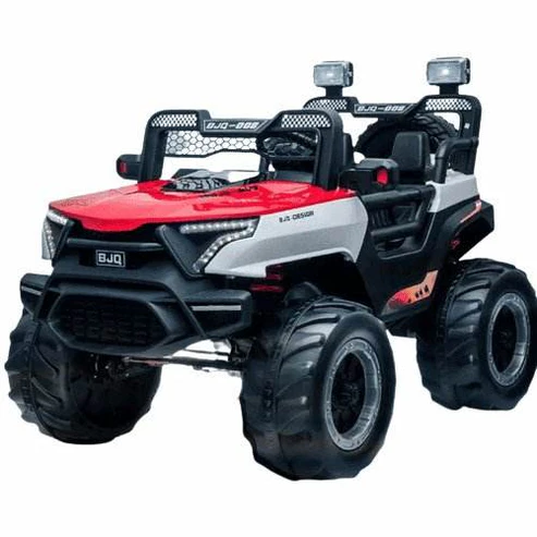 Jeep BJQ-008 AMT-790340820 | 12V Ride-On Jeep with Bluetooth, EVA Wheels & Leather Seat | AMTOY