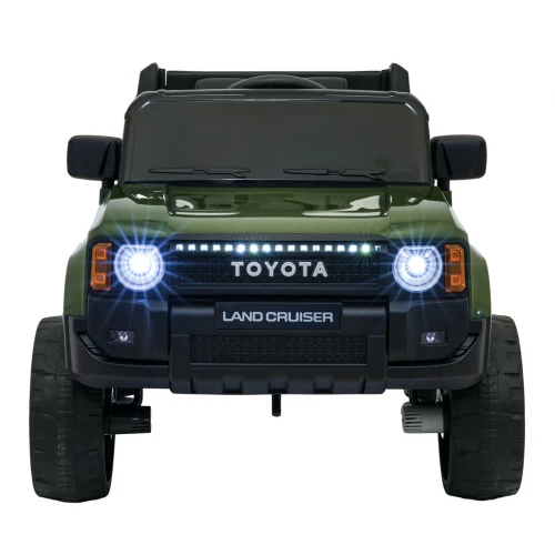 Toyota JJ2155 AMT-5303208615 | Licensed Land Cruiser Kids Ride-On Car 12V with Leather Seat | AMTOY