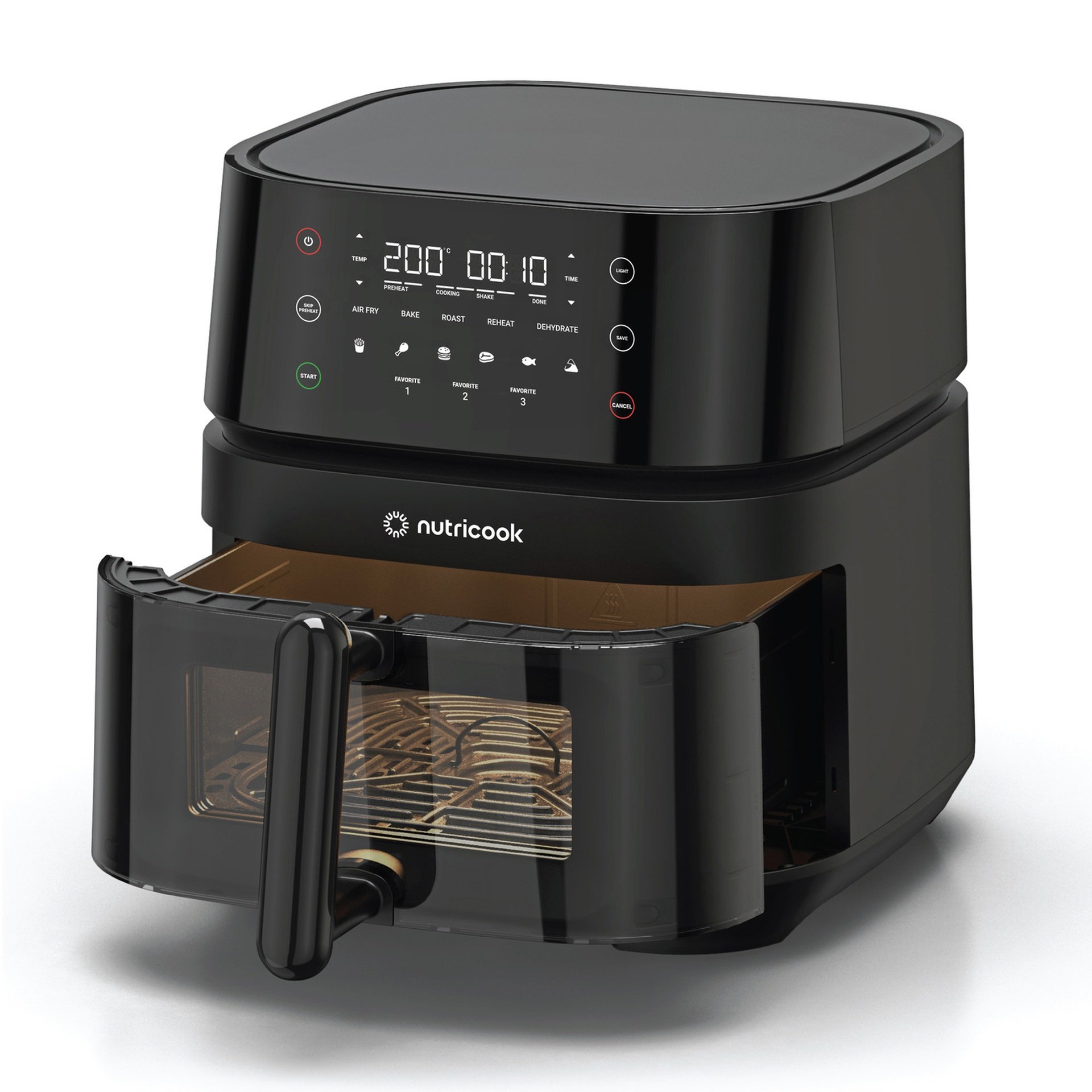 NutriCook NC-AF357V Air Fryer 5.7 L | Smart Vision Digital Fryer