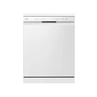 LG DFC513FW WHT Dishwasher | 14 Place Settings | QuadWash & Smart Inverter