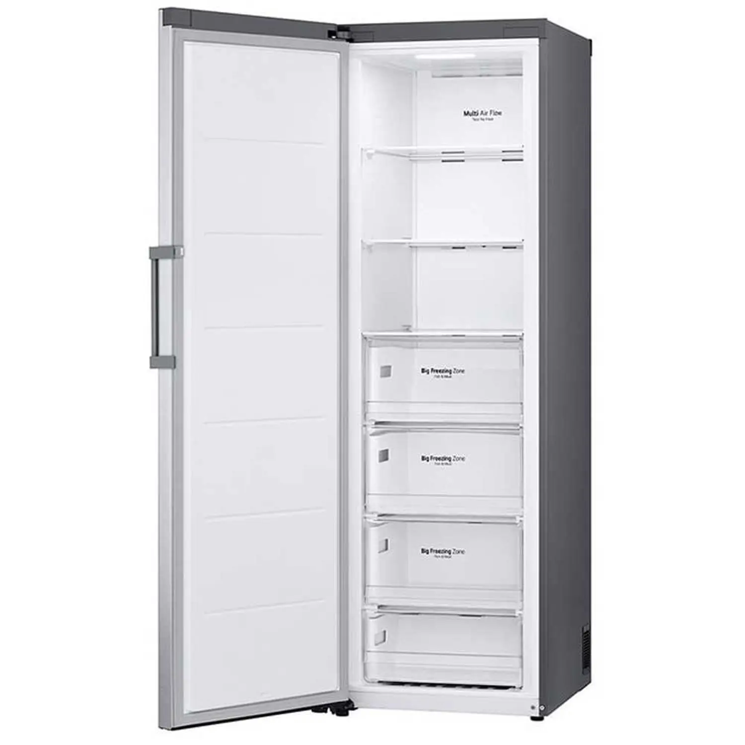 LG GR-B414ELFM 355L Silver Upright Freezer | Smart Inverter Compressor | Frost Free