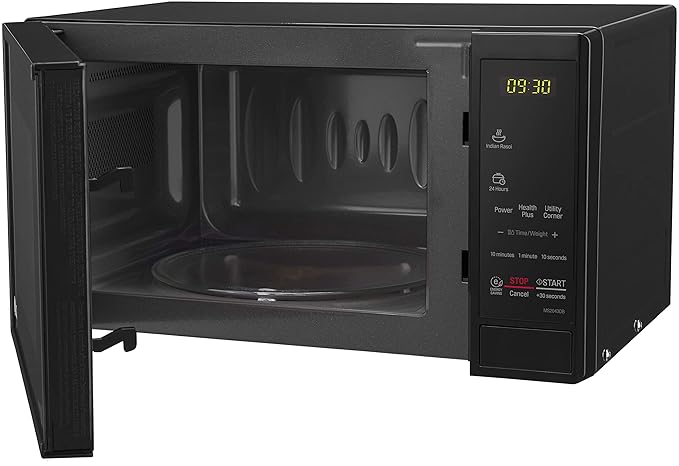 LG MS2042DB 20L Black Microwave Oven | Compact & Easy Cooking | Qatar