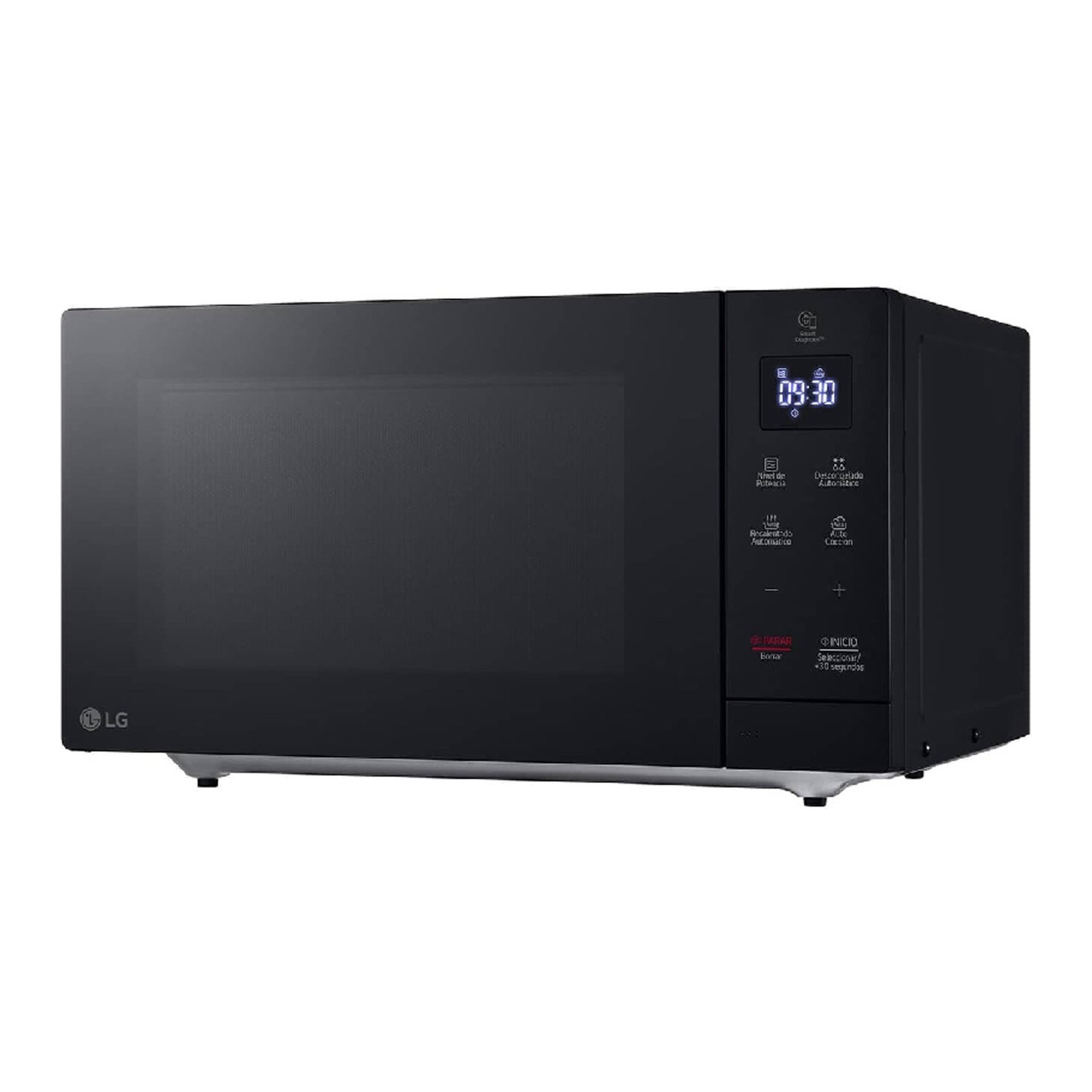 LG MS3032JAS 30L Black Microwave Oven | Smart Inverter | Even Heating | Qatar