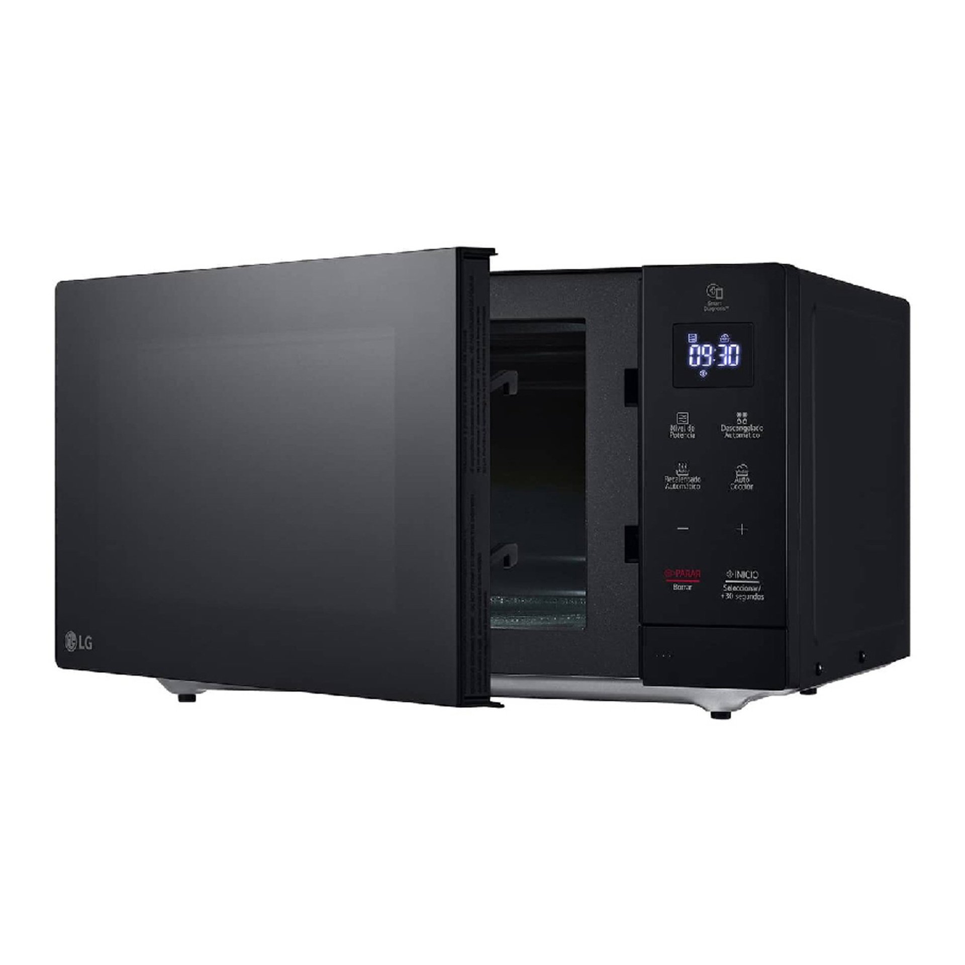 LG MS3032JAS 30L Black Microwave Oven | Smart Inverter | Even Heating | Qatar