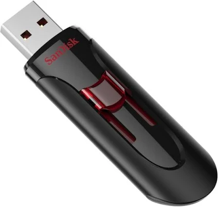 SanDisk Cruzer Glide 3.0 USB 3.2 Gen 1 128GB | Retractable High-Speed Flash Drive