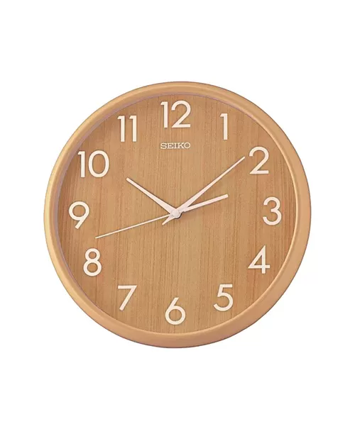 Seiko QXA810YL Wall Clock | 30.3cm | Quiet Sweep | Plastic Case