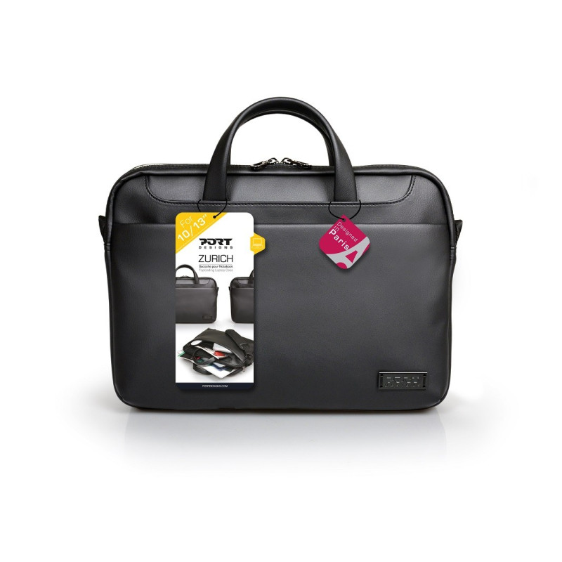 Port Designs Zurich Top Loading 14/15.6" Laptop Case Black 110301