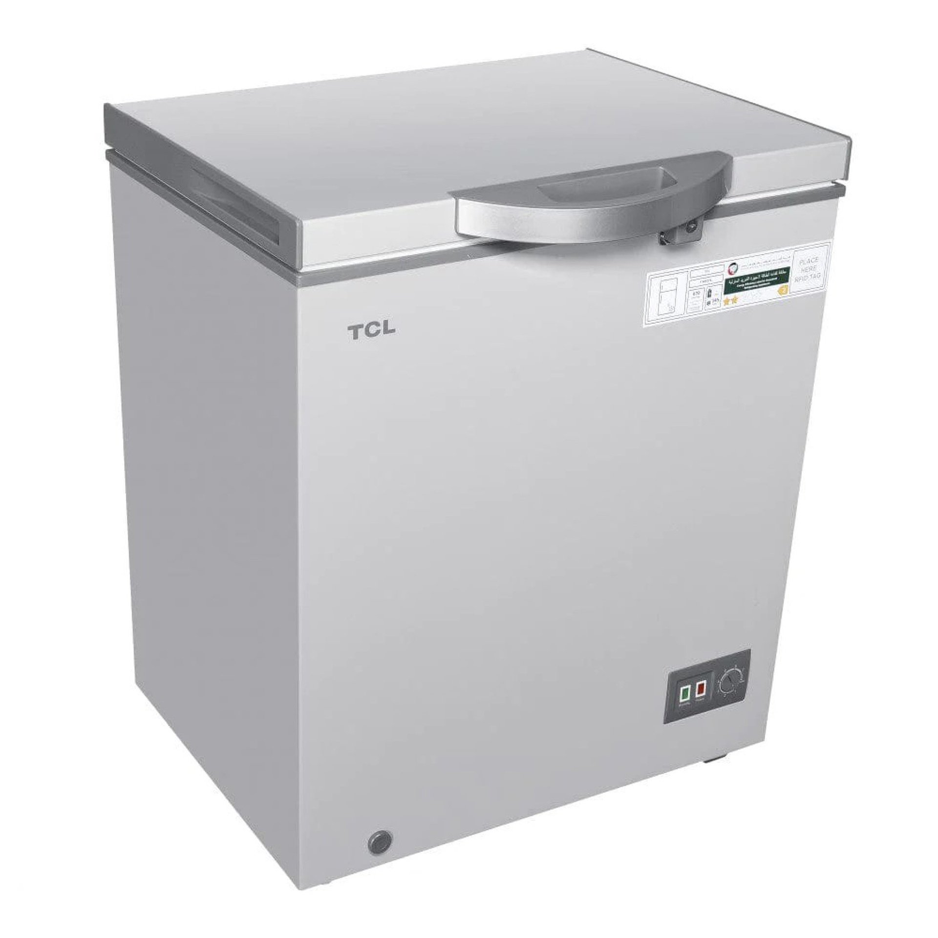 TCL F188CFSL 188 L Chest Freezer – Mechanical Control, Silver