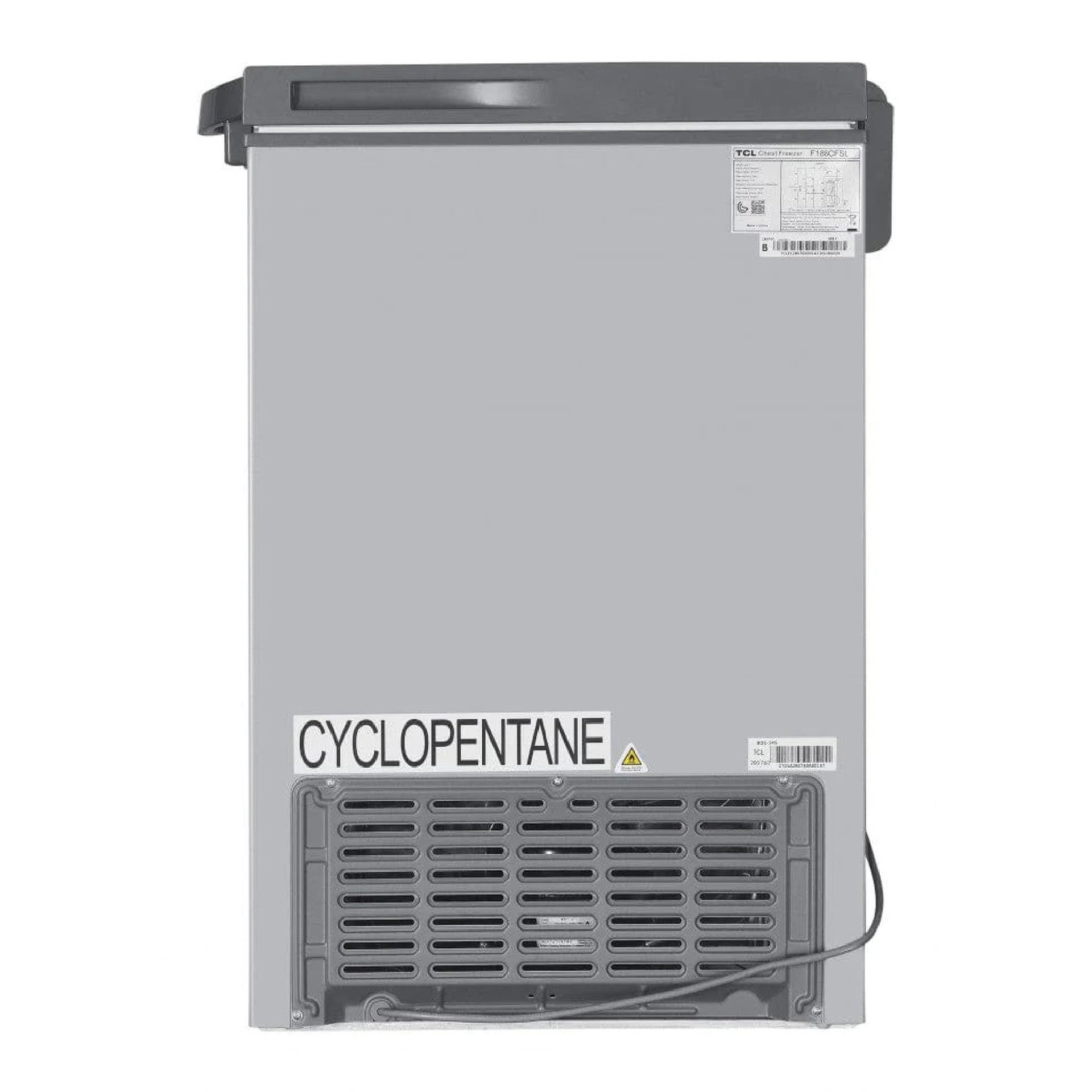 TCL F188CFSL 188 L Chest Freezer – Mechanical Control, Silver