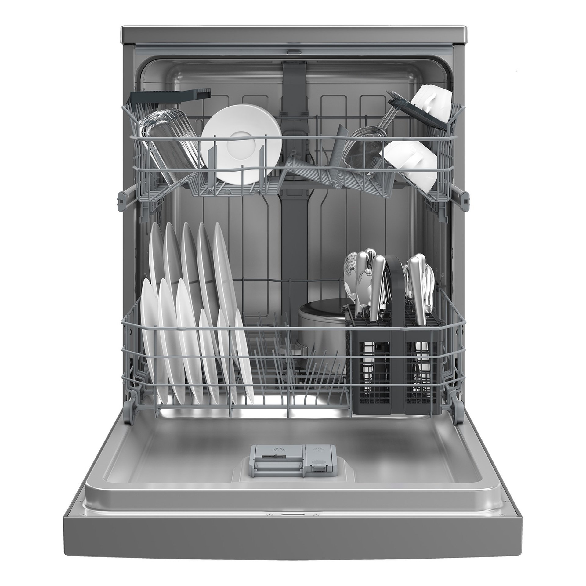 Beko BDFN36422SQ 14 Place Dishwasher – Silver, Freestanding