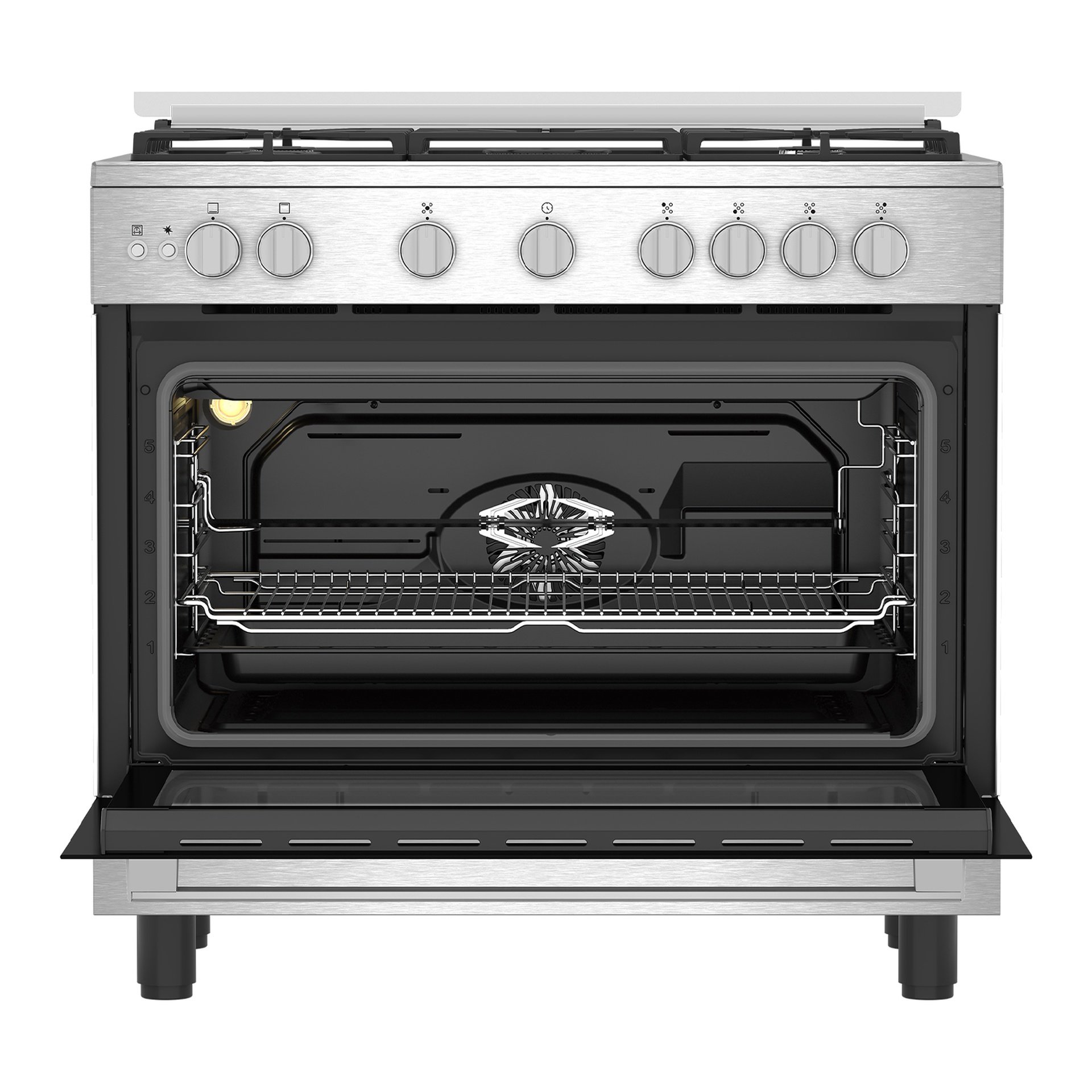 Beko BGGR11127GX 90 cm Gas Cooker – Made in Egypt