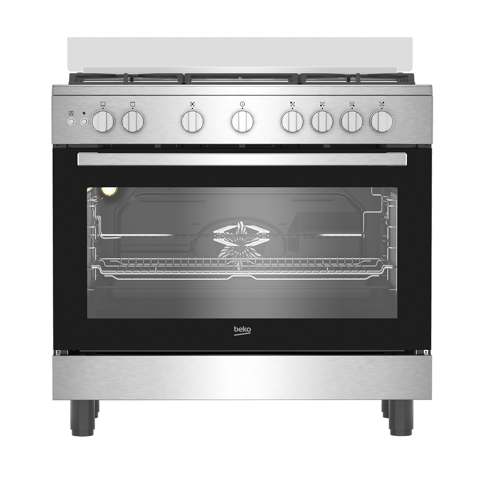 Beko BGGR11127GX 90 cm Gas Cooker – Made in Egypt