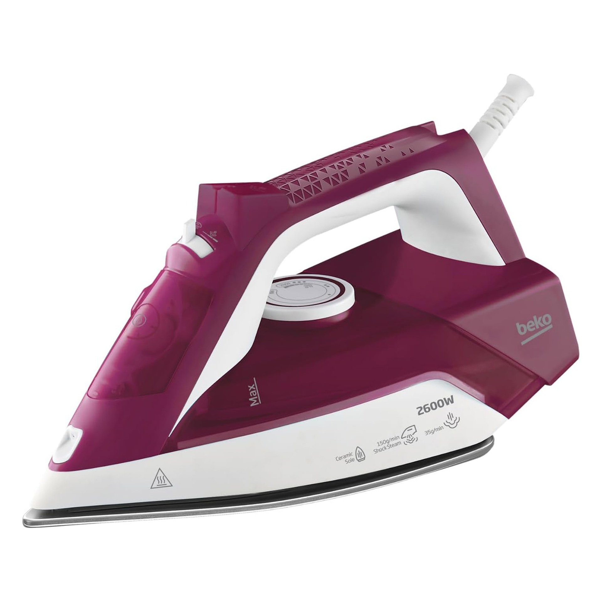 Beko SIM3126R Steam Iron 2600W – Powerful & Easy Glide