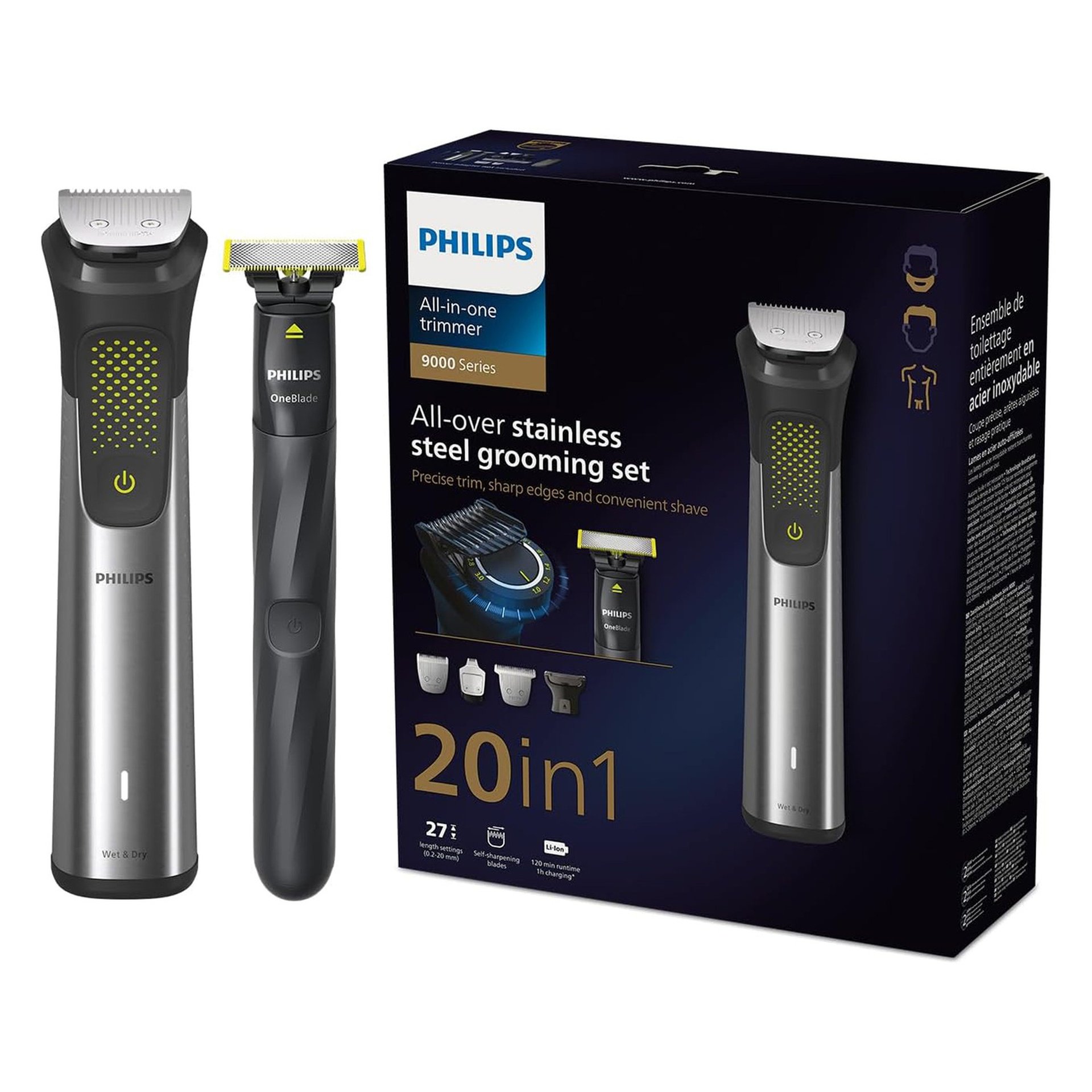 Philips Multi Purpose Grooming Set 9000 Series MG9553/15 – Male Grooming Kit