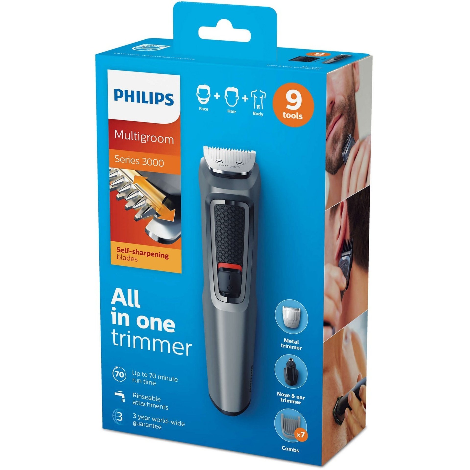 Philips Multi Purpose Grooming Set MG3747/13 – 3000 Series Male Grooming Kit