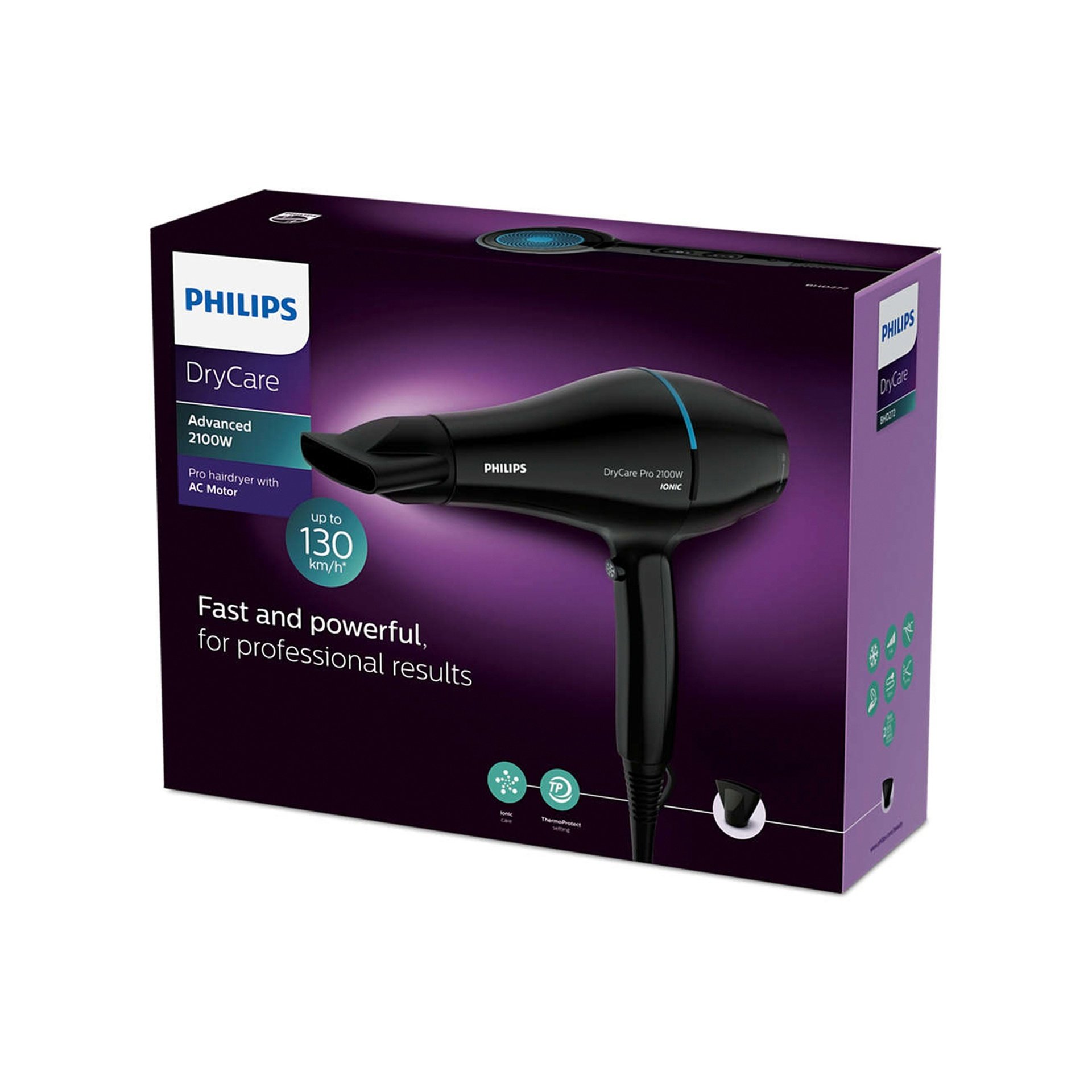 Philips Hair Dryer BHD272/03 | 2100W Ionic ThermoProtect with Diffuser